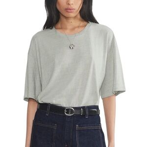 NWT Wilfred Badlands oversized short sleeve T-shirt in heather chrome size S